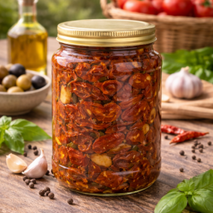 البندورة المجففة